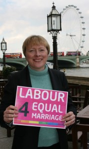 Angela Eagle. Campaigned for Equal Marriage