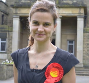 JO COX  LABOUR MP FOR  BATLEY AND SPEN